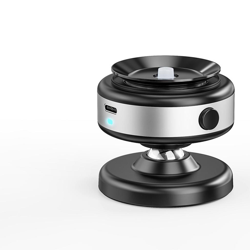 Wireless Charging Car Phone Mount Magnetic Adhesive Phone Holder with Display Screen Glass Navigation Dual-Sided Magnetic Phone Stand