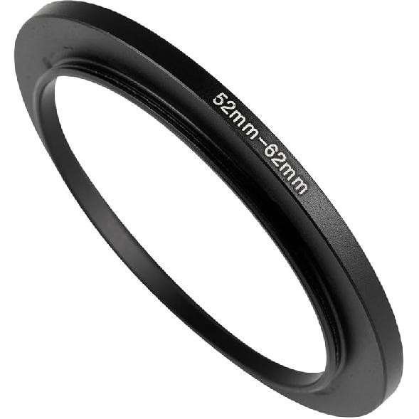 72-77mm Metal Step-Up/Down Ring Adapter Compatible with Mirrorless Cameras DSLR Lens, UV CPL ND Filter Thread Converter, Black