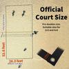 Professional Outdoor Volleyballs Courts Marker Regulable Boundaries Line With Sand Anchors Net Bag Official Size