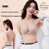 Women's Wire-Free Anti-Sagging Invisible Bra with Side Support and Adjustable Fit for Enhanced Look