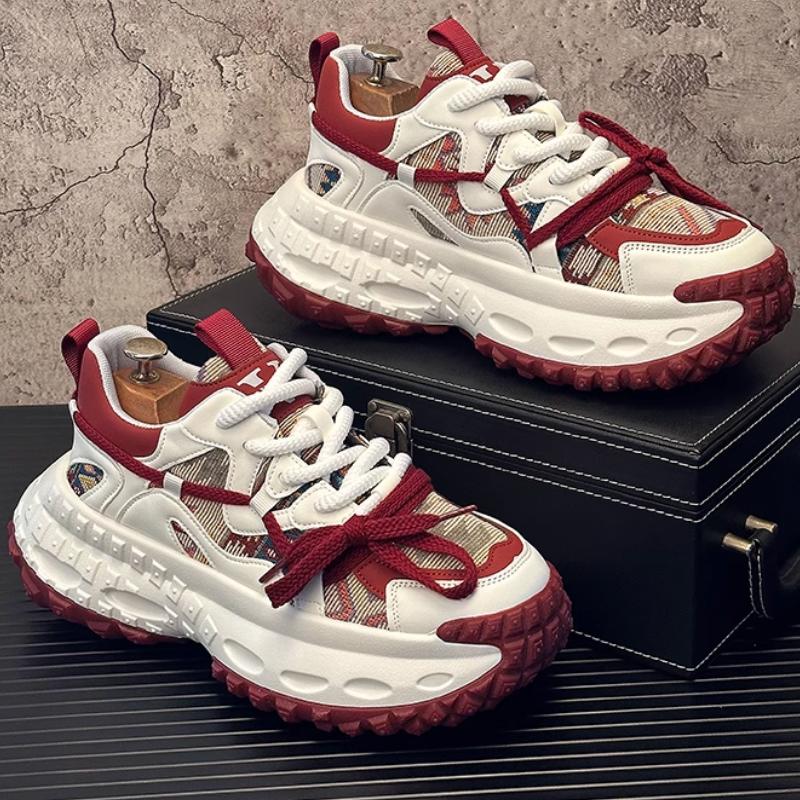 Fashion 2025 New Summer Breathable Thick-soled Versatile Sports Shoes for Men, Dad's Fashionable Casual Shoes Zapatillas  Hombre B9