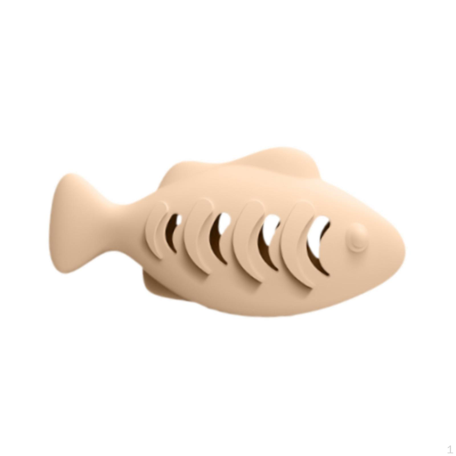 

Игрушка для кошек, кормушка-диспенсер для еды, игрушки в форме рыб, силиконовые игрушки-кикеры для котят