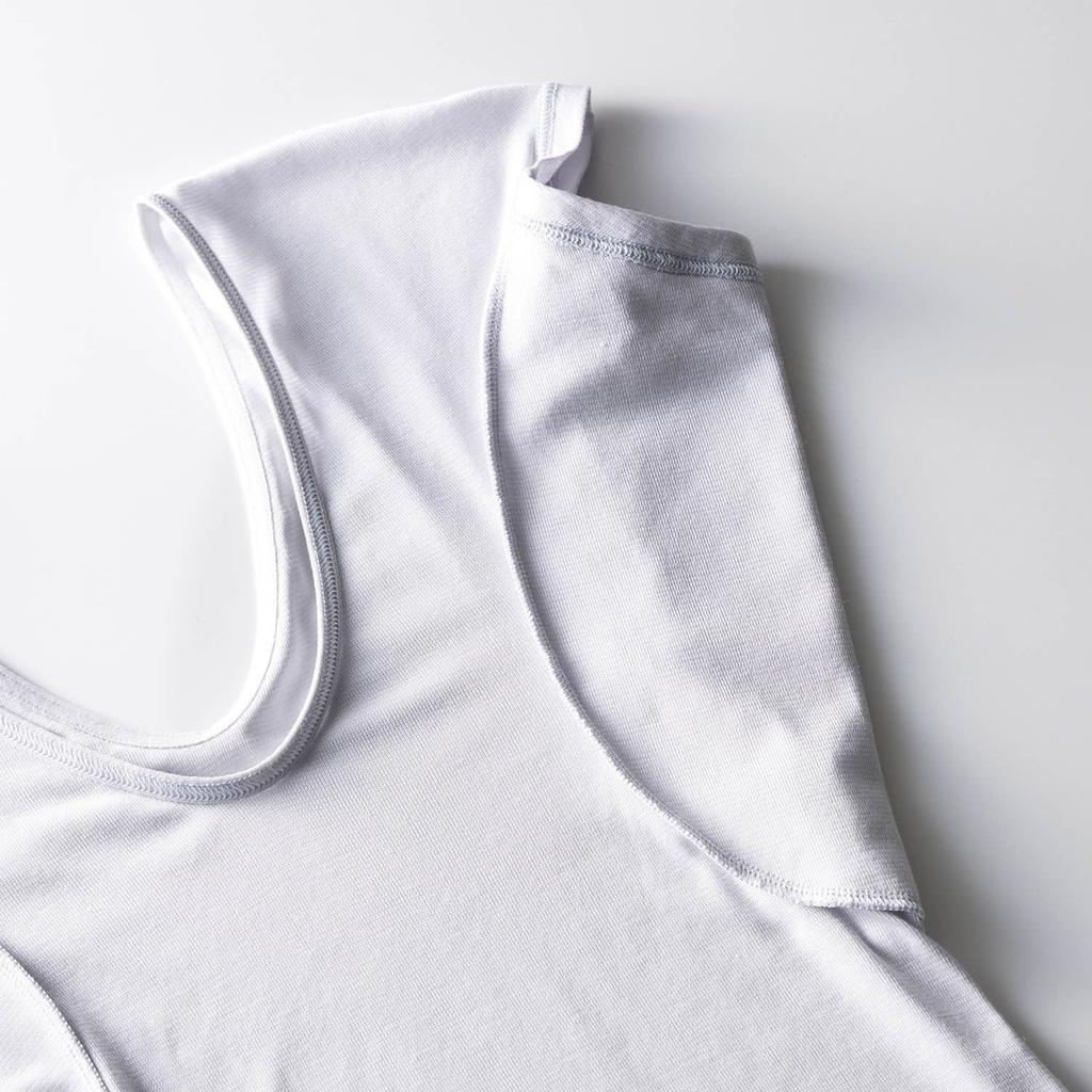 Innerwear for Heavy Wide French Cotton Cooling Touch Inner Size M [Belle Maison] Sweat-absorbing Sweaters, Women's, Neck, Sleeves, Blend, Shirt,