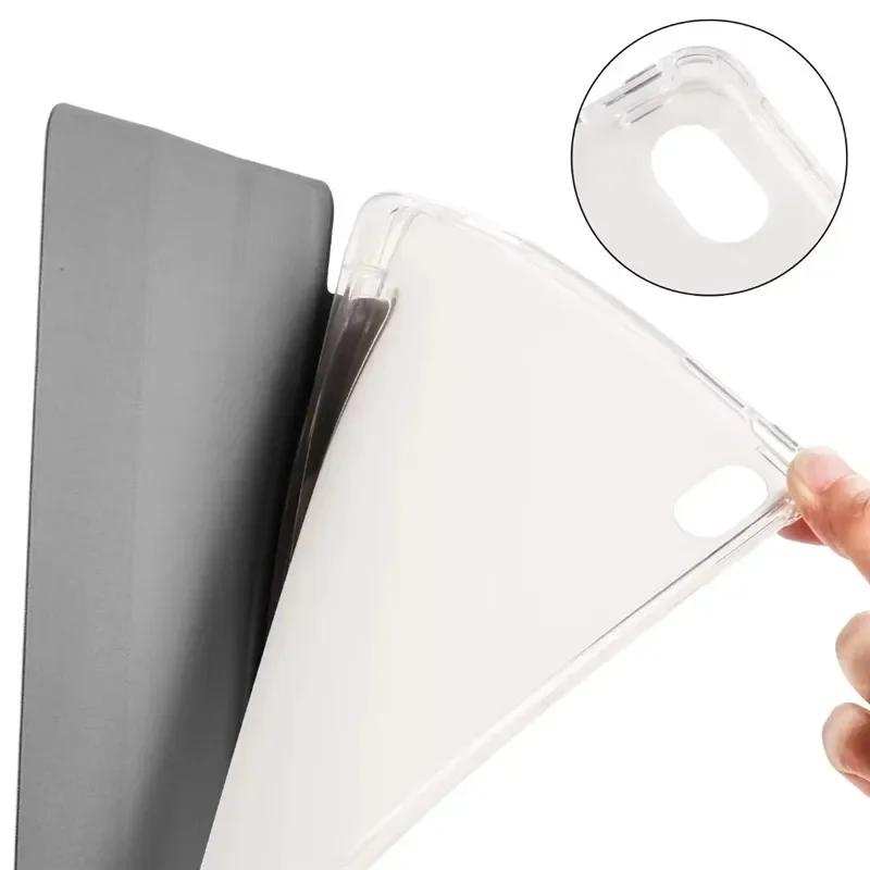 Pen Holder Flip Tablet Case for Honor Pad 9 8 V8 Pro 12.1 " 12 Inch X9 X8 A Pro 11.5 " 11 " Soft Clear Shockproof Protect Cover