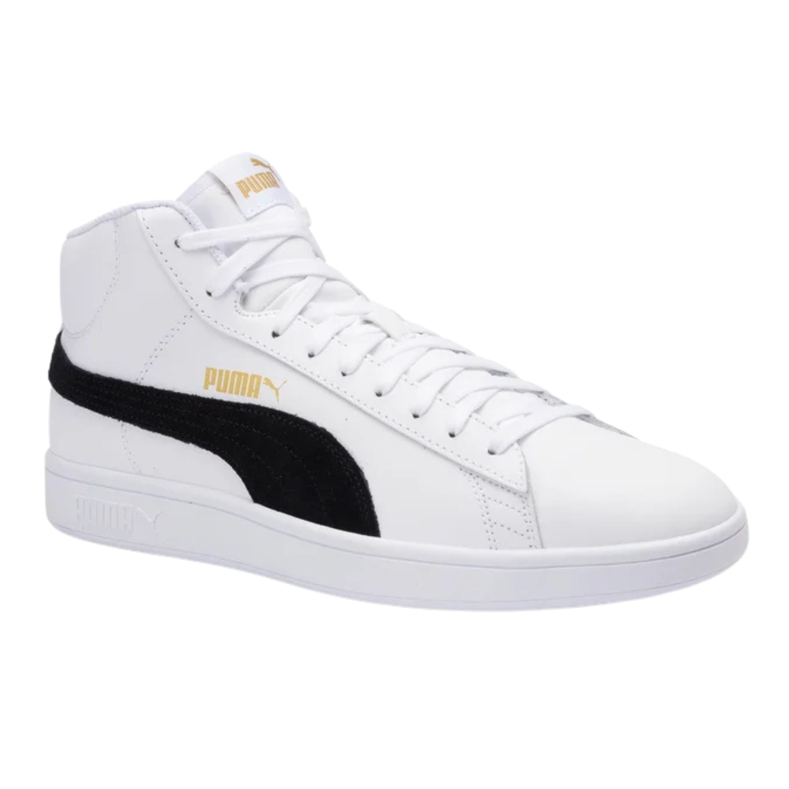 

Мужские спортивные кроссовки PUMA SMASH V2 MID 36692405 - белые р. 44,5 44,5 белый