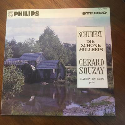 LP Record GERARD SOUZAY, DALTON BALDWIN - Schubert, Die Schone Mullerin SFL7789 PHILIPS Japan Classical Used