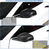 Real Carbon Fiber Door Rear View Mirror Cover Compatible with Chevrolet Corvette C8 2020-2026, Exterior Side Door Rearview Mirror Cover Protective