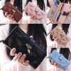 Women Purse Fashion Wallet Long Card Holder Clutch Leather Pu Wallets Crown