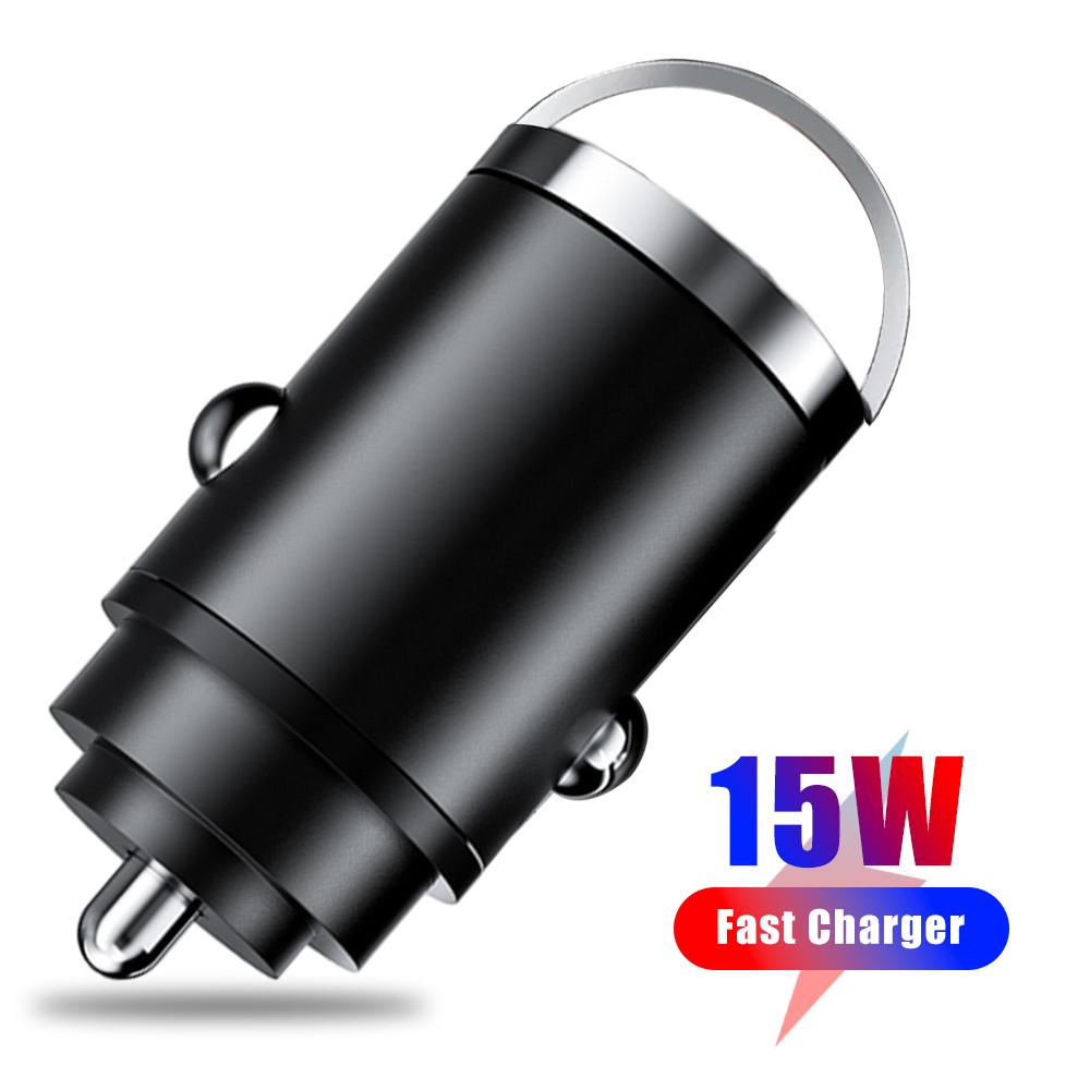 Mini 100W USB Car Charger Type C QC3.0 PD Car Chargers Fast Charging Auto Phone Charger Adapter for Iphone Samsung Huawei Xiaomi