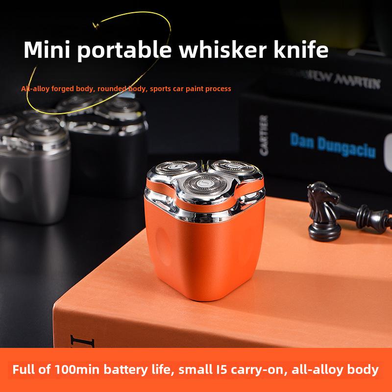 Men's Rechargeable Wet & Dry 3D Floating Shaver - Full Body, Washable, Electric, Three-Blade.