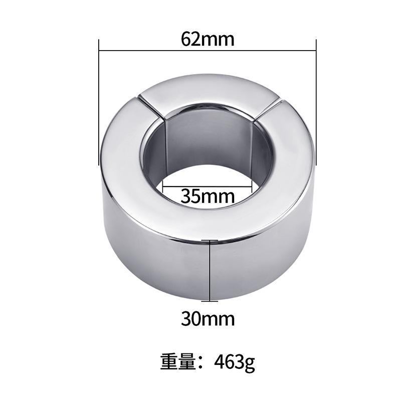 Stainless Steel Penis Weight-Bearing Pendant Magnet Ring Adult Sexy Binding Alternative Pleasure Climax Adult Toy