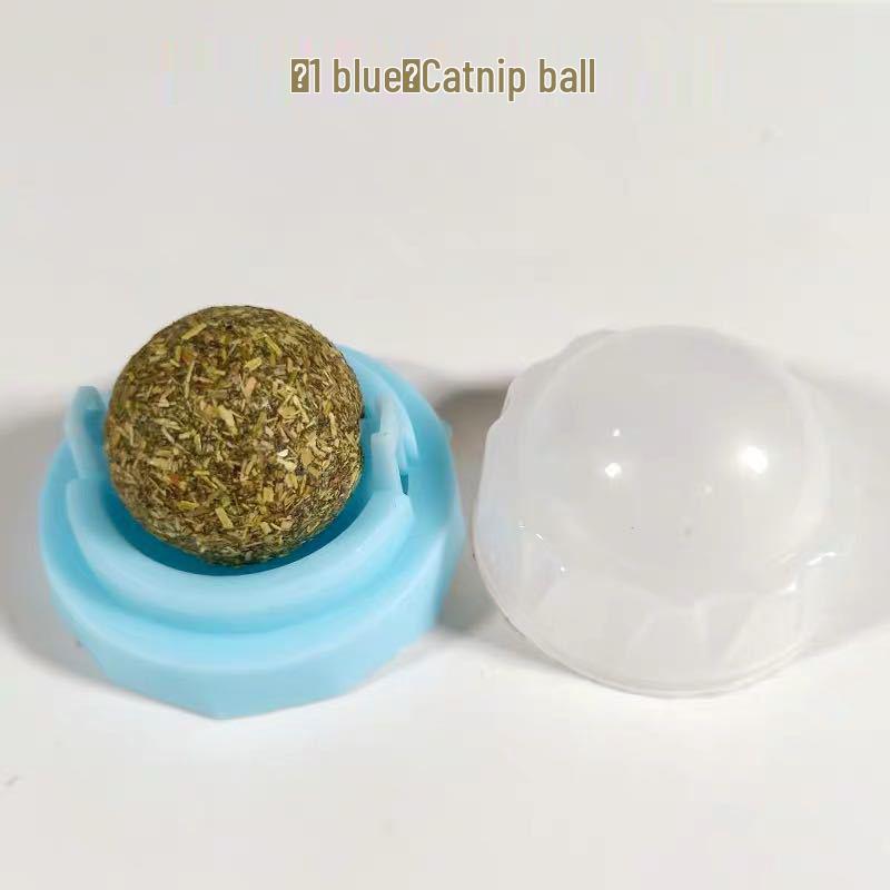 Catnip Merry-Go-Round: Self-Play Teething Toy with Matatabi Fruit for Cats