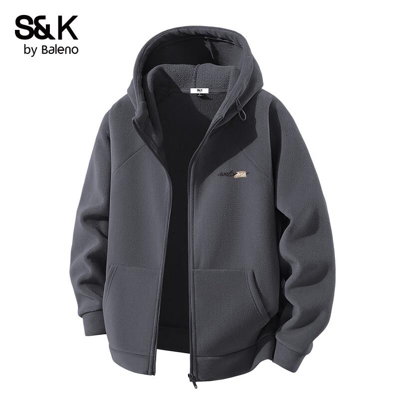 Baleno Men's S&K Series Hooded Sherpa Fleece Jacket