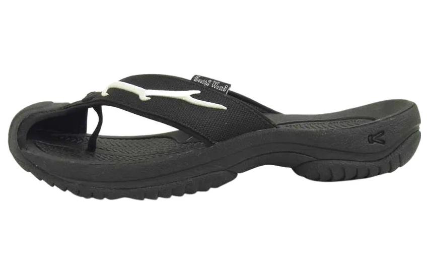 Keen Waimea H2 Bequeme Flip-Flops ohne Spezialfunktion für Herren Schwarz Weiß 1026004