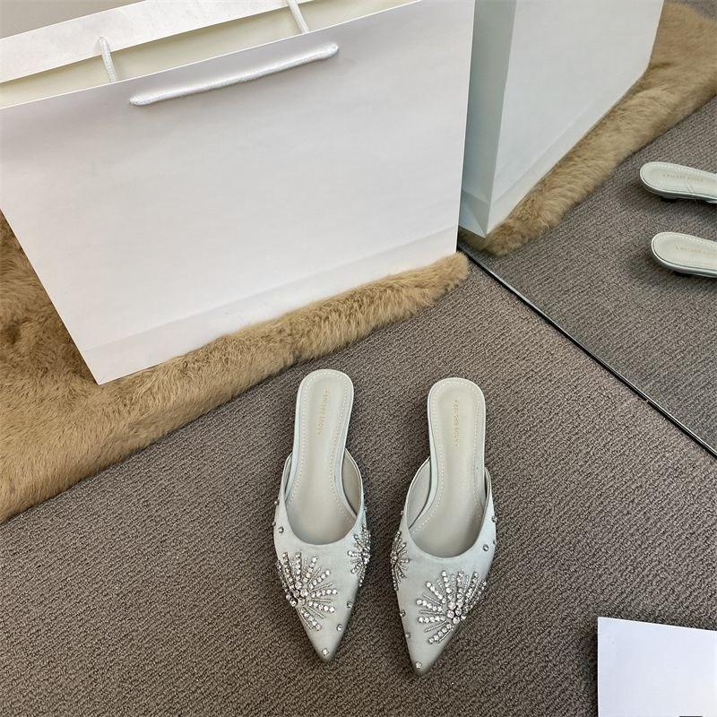 Flat-top Front Slip-on Shoes - New Style, Versatile, Comfy Lazy Slant-toe Women's Shoes