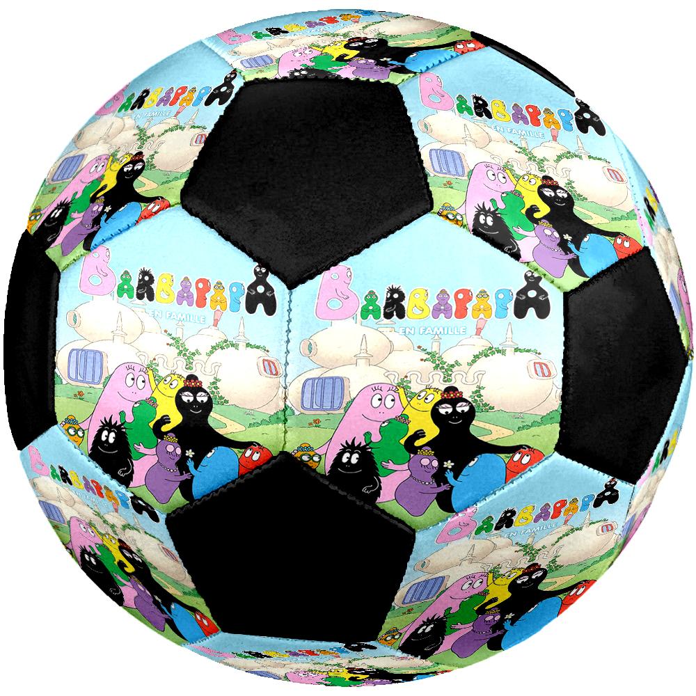 Pallone da Calcio Misura 5 Tema Barbapapa, Adatto sia per Partite Indoor che Outdoor, un Regalo Adatto a Tutti.