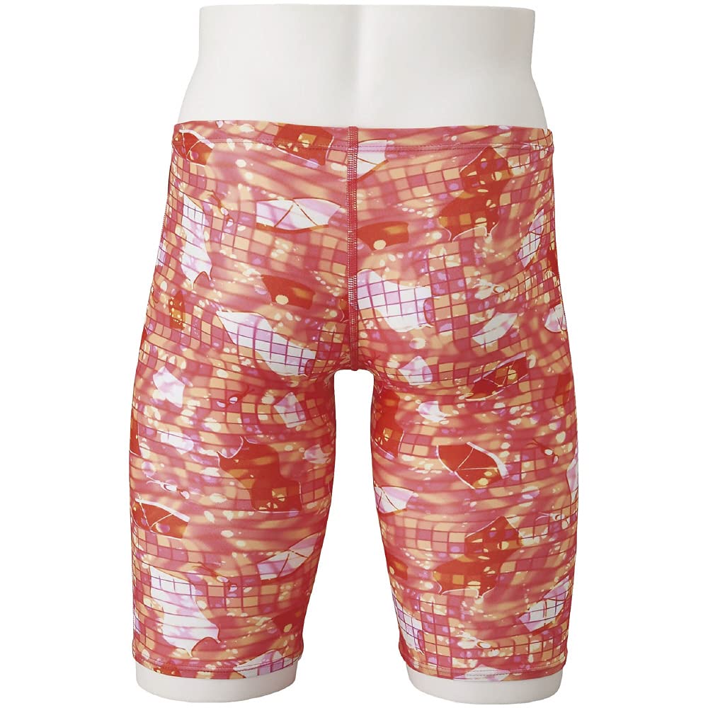 MIZUNO Exersuit Half Size Size for and Gym Use Men's Spats, XS, Red, 62, N2MB1576, Swimming, Fitness,