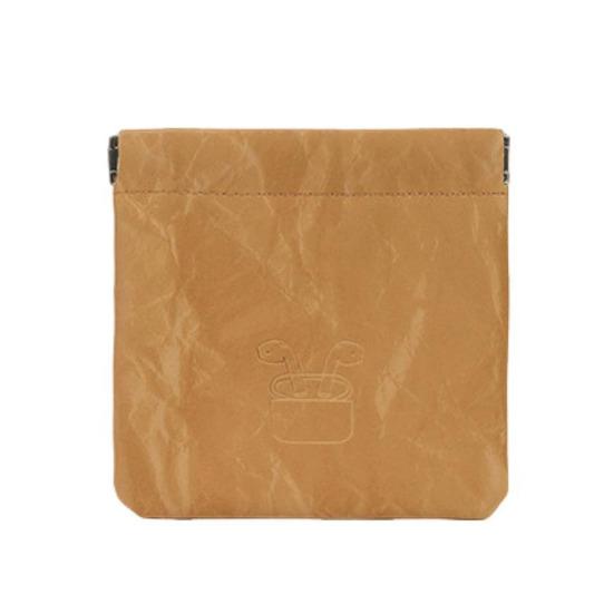 Pocket Cosmetic Bag Portable Earphone Data Cable Storage Bag Coin Purse No Zipper Self-Closing Mini Makeup Bag for Daily Outings Travel