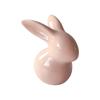 Basic Ceramic Rabbit Statue Sweet Small Animal Ornament Lovely Desk Decoration For Bookshelf Living Room Accent