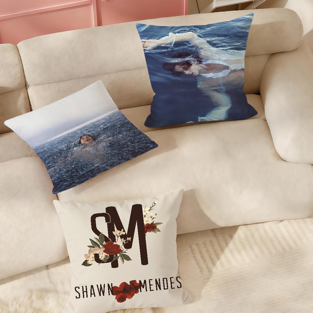 Popular Singers SShawn MMendes Pillow Case Suitable For Bedrooms Living Rooms Cars Home Decoration