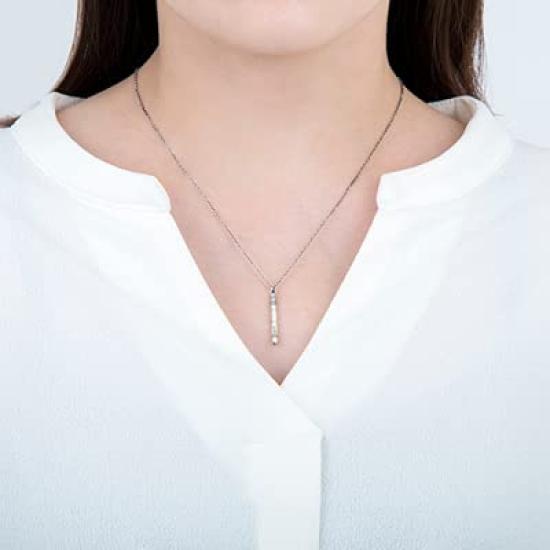 Evangelion Entry Plug and Gift U-Treasure "Unit-00" Necklace, Silver, Unisex, Women's Men's Accessories, Jewelry,