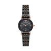 Emporio Armani AR70005 Officially Imported GIANNIT-BAR Women's Watch, Black,