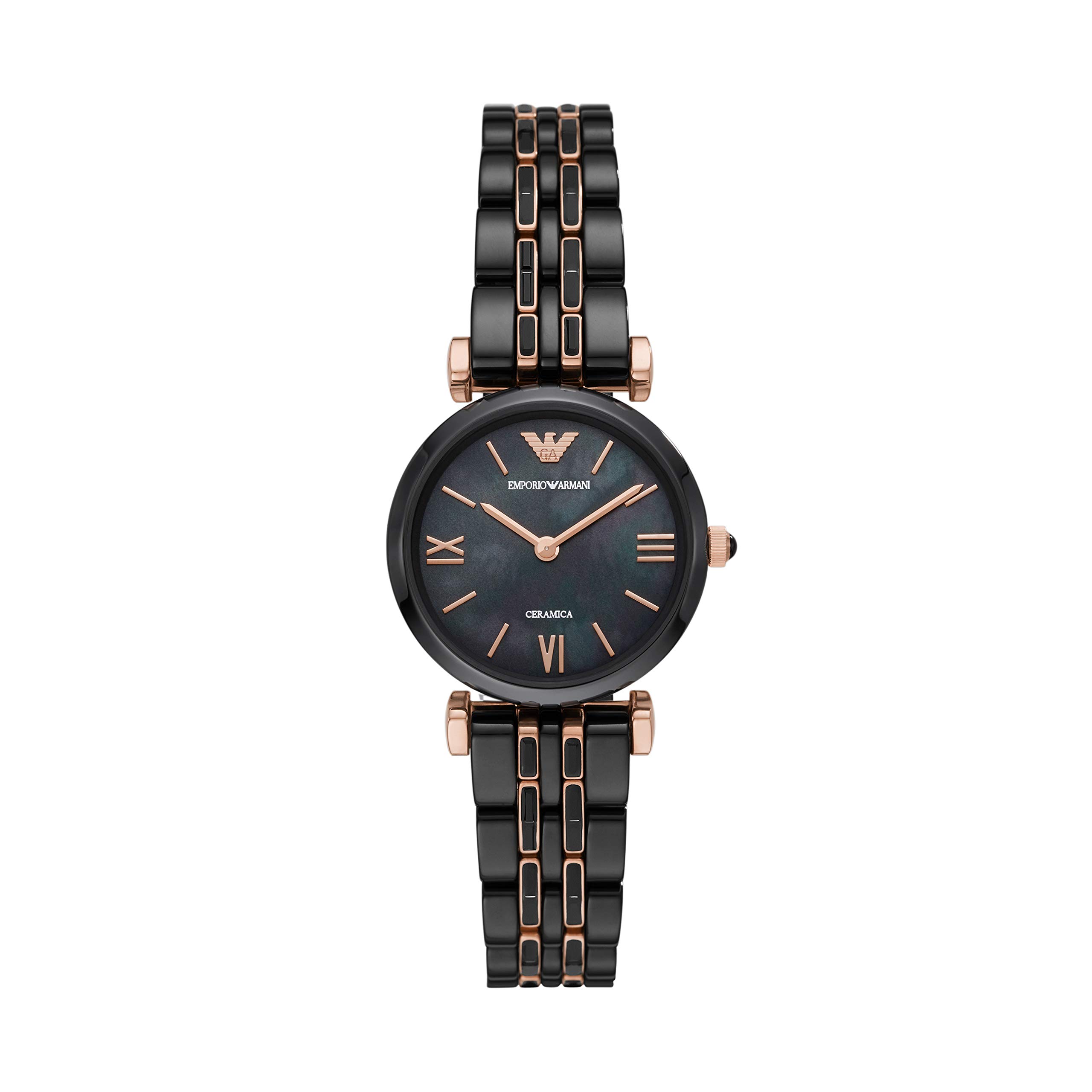 

Emporio Armani AR70005 Officially Imported GIANNIT-BAR Women s Watch, Black,