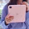For IPad Case 7th 8th 9th 10th Generation Air 3rd 4th 5th Pro 11 Inch Mini 6 Tablet Cover Cases Wave Texture Transparent Soft