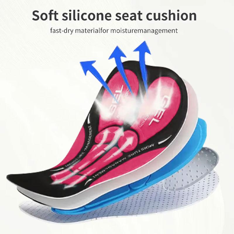 Women Cycling Shorts 3d Gel Pad Shockproof Breathable Bicycle Underwear For Mountain Road Racing