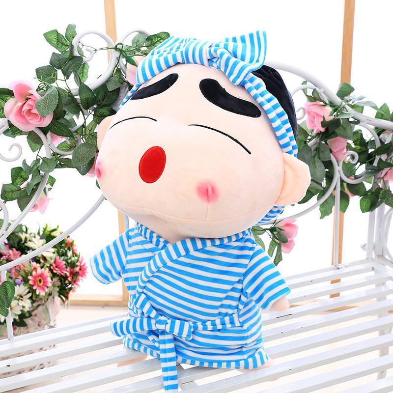 Shin Crayon Chan Plush Toy Bathrobe Multi Expression Stuffed Doll Gift Girl