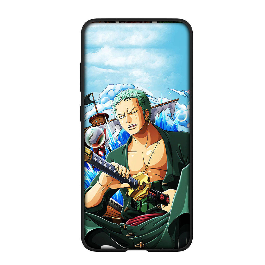 for Samsung Galaxy S25 S24 S23 S22 Ultra FE Plus A37 A57 A56 A55 A06 A16 A15 A36 A26 A35 A05 A25 A54 A34 Phone Case Roronoa Zoro Luffy One Piece Cover
