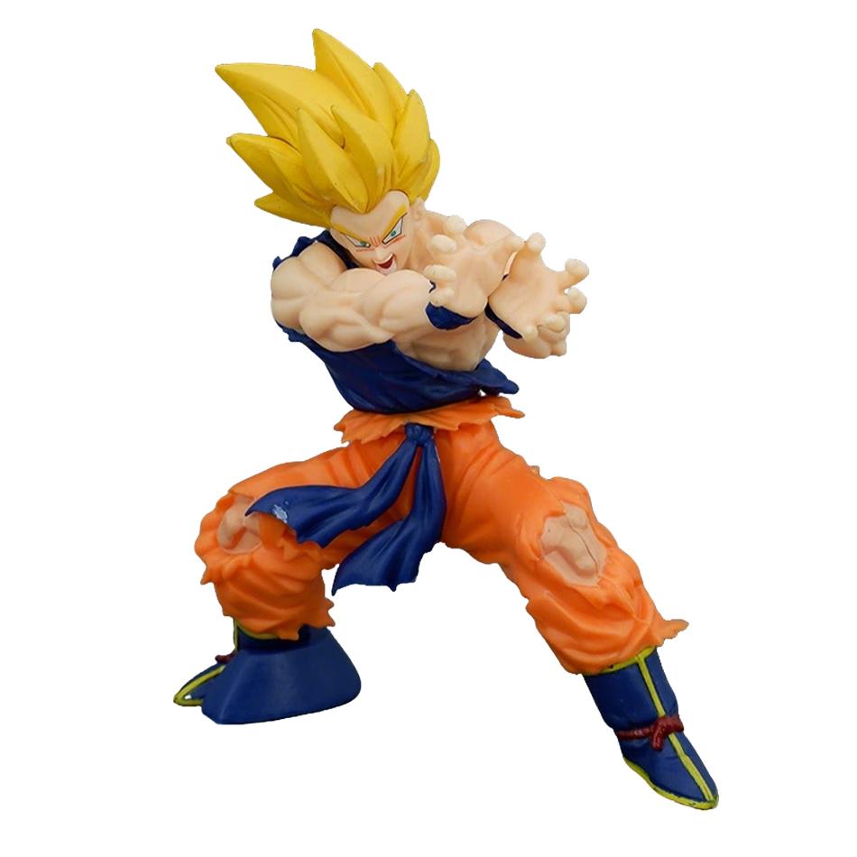Dragon Ball Z Son Goku Anime Figure Battle Damage Shockwave Manga Statue Pvc Action Figurine Collectible Model Doll Toy