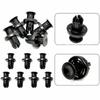 91505TM8003 Bumper Clips Suitable for 10mm Holes Weatherproof Plastic Fasteners Easy Snap Mechanism for Automotive
