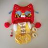 New Year Outfit For For 1517Cm Labubu Doll Clothes Chinese Spring Festival Lion Head Costume Tang Suit Vest Doll Accessories