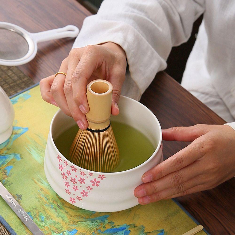 Smooth Tea Salad Soup Bowl Ceramic Green Tea Maker Cup Matcha Bowl  for Tea Set Accessories
