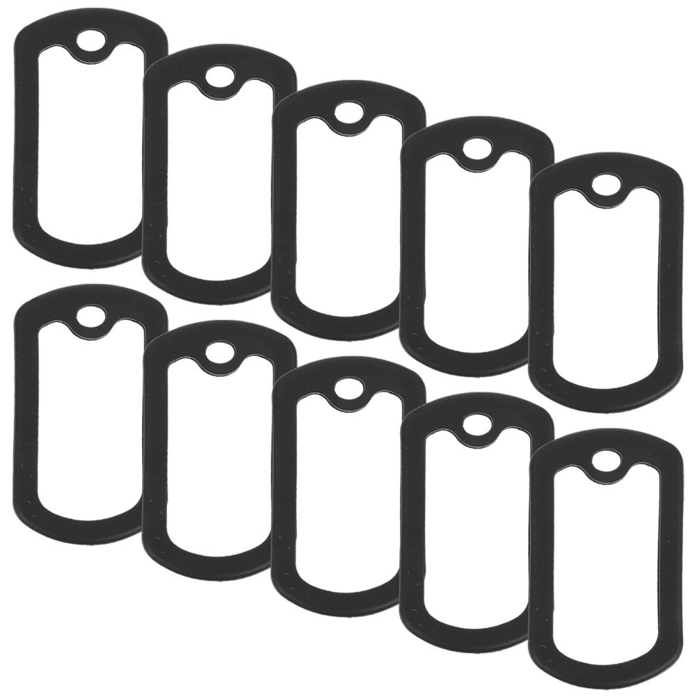 10pcs Pet Tag Silencers Dog Name Tag Silencers Mute Circles Pet Supplies