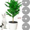 4 Pack of Plant Pot Covers for Soil Protection And Cat