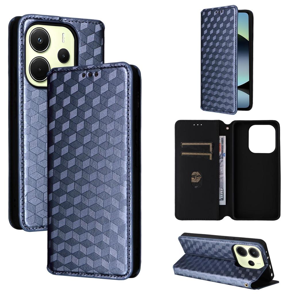 Leather Flip Cover For Xiaomi Redmi Note 14 4G Leather Case Shockproof Wallet Shockproof Bumper Covers