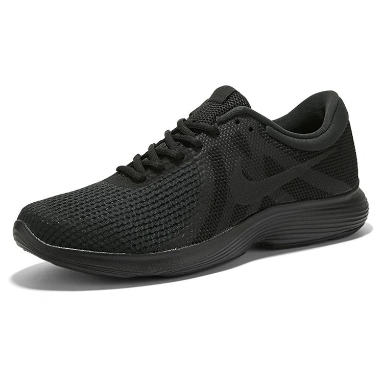 Nike Revolution 4 Mesh Slip-Resistant Durable Low-Top Running Shoes Men sneaker Black AJ3490-002