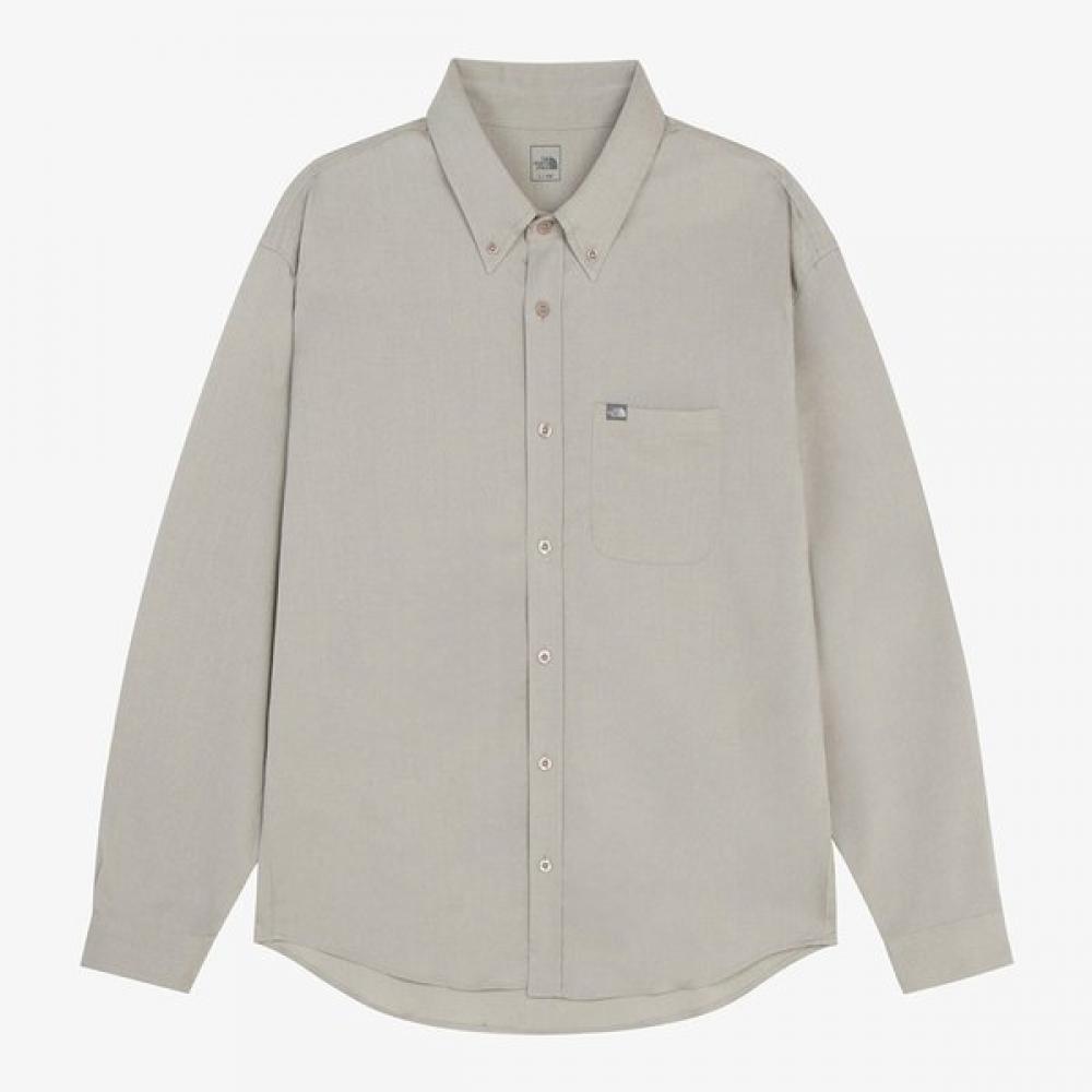 

The North Face Men S Voice Shirt Warm Gray Nh8lr58b WARM GRAY/095
