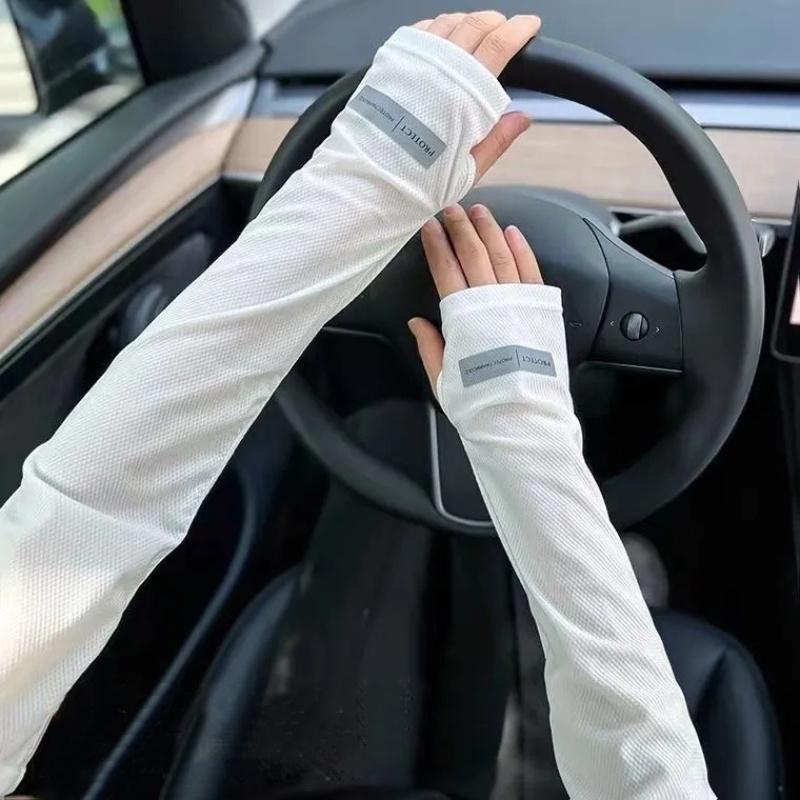 Velké ledové rukávy pro ženy na řízení, letní venkovní rukávy s ochranou proti slunci
