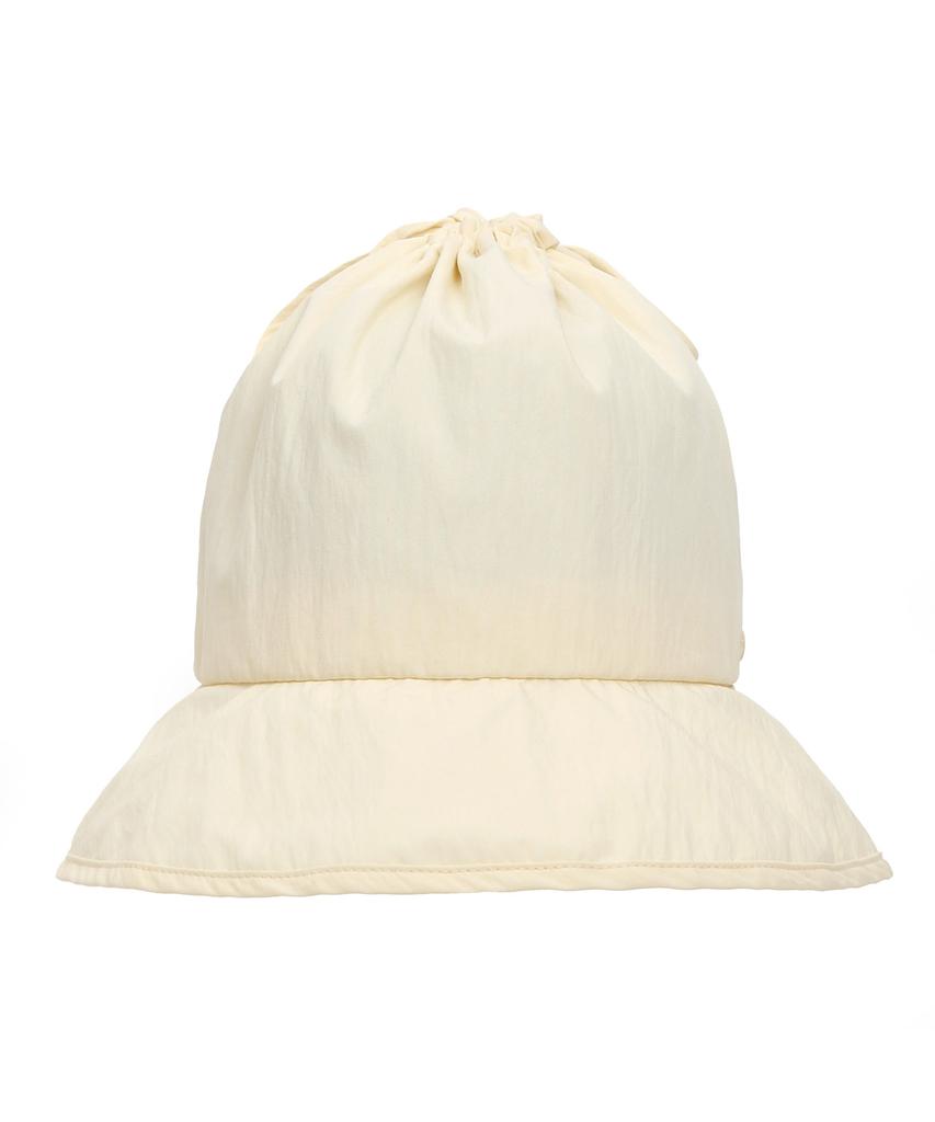 Eondeokeonteulolseutyudio Summer Nylon Bucket Hat Fold Bucket / Drawstring / Nc Lemon
