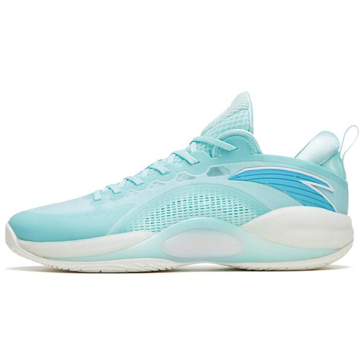 

Новые баскетбольные кроссовки Anta Cement Bubble 3 с низким верхом, нескользящие, износостойкие, ледяной синий 112321604-2 45