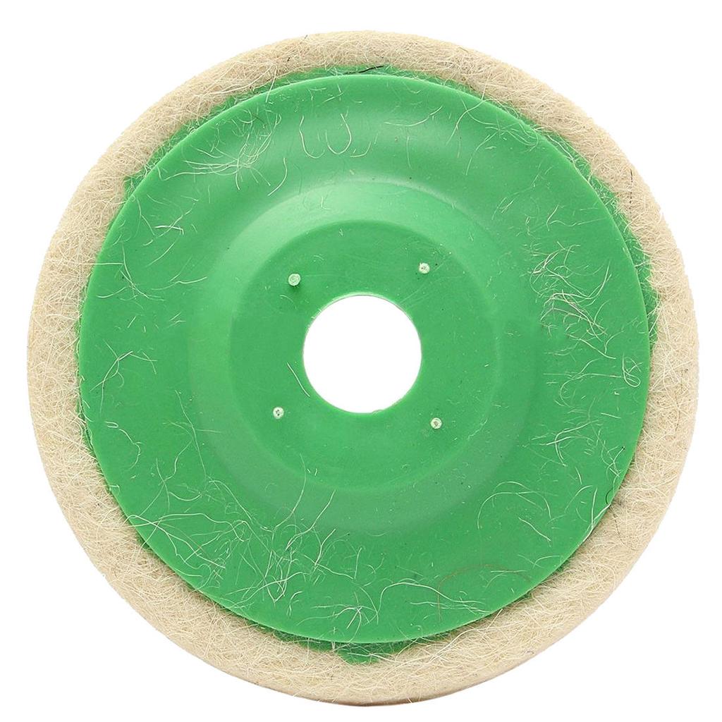 100mm 4 Zoll Wolle Polieren Schleifscheibe Filz Polieren Discs Pads Set neu.