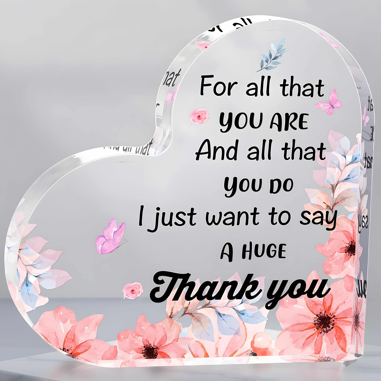 

Fall Thank You Appreciation Gifts for Women Teacher Colleague Boss Volunteer Nurse Doctor Manager Director Superior Office Staff 10*10cm