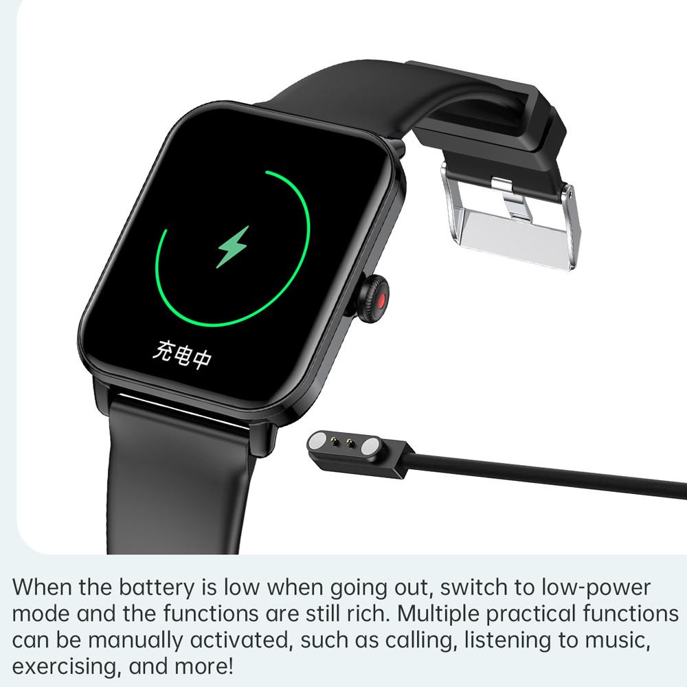 NY39 1,83-Zoll Smartwatch Bluetooth-kompatibles Anrufen Schlaf Herzfrequenz Gesundheitsüberwachung Wasserdicht Sportuhr