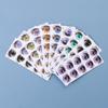 Doll Educational Toys Cartoon Eyes Stickers Clay Decals Face Organ Paster Love Cute Sticker