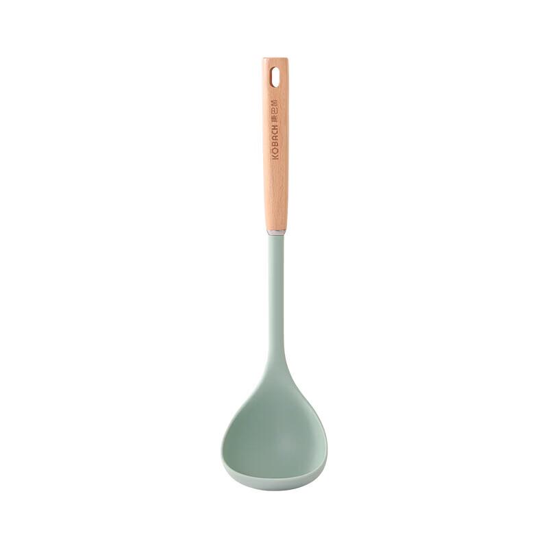 KOBACH Beechwood Handle Silicone Spatula & Spoon Set