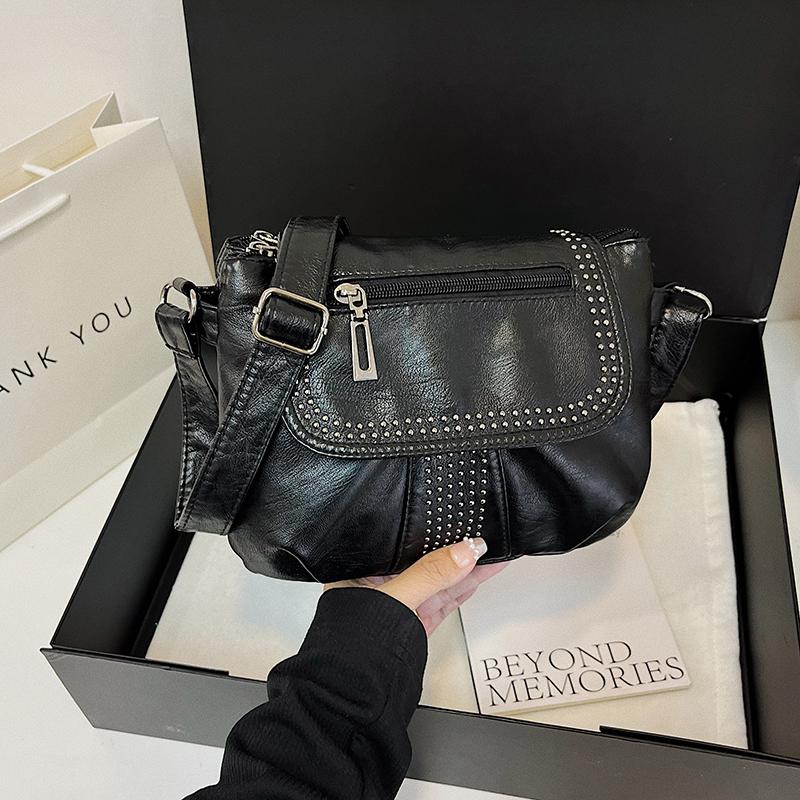 Women's Bag Shoulder Bag Middle-aged Soft Leather Small Bag Mother Bag