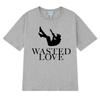 Austria Eurovision Song Contest 2025 JJ T Shirt Unisex Wasted Love Printed Short Sleeve T-shirts Men Women 100% Cotton Clothing